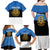 Personalized Estonia Flag Day 4 June Family Matching Off Shoulder Maxi Dress and Hawaiian Shirt Elagu Esti!