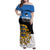 Personalized Estonia Flag Day 4 June Family Matching Off Shoulder Maxi Dress and Hawaiian Shirt Elagu Esti!
