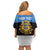 Personalized Estonia Flag Day 4 June Family Matching Off Shoulder Short Dress and Hawaiian Shirt Elagu Esti!