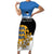Personalized Estonia Flag Day 4 June Family Matching Short Sleeve Bodycon Dress and Hawaiian Shirt Elagu Esti!
