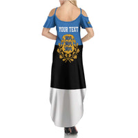 Personalized Estonia Flag Day 4 June Family Matching Summer Maxi Dress and Hawaiian Shirt Elagu Esti!
