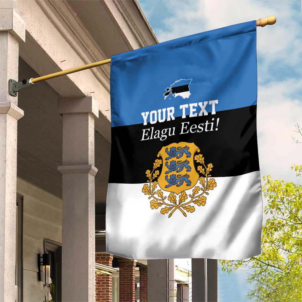 Personalized Estonia Flag Day 4 June Garden Flag Elagu Esti!