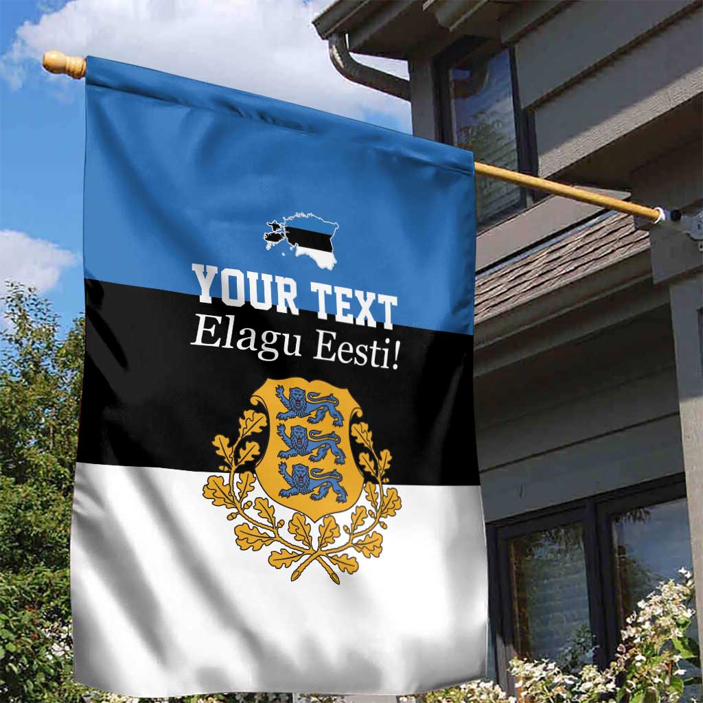 Personalized Estonia Flag Day 4 June Garden Flag Elagu Esti!