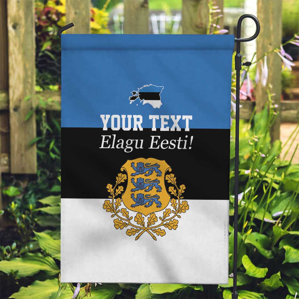 Personalized Estonia Flag Day 4 June Garden Flag Elagu Esti!