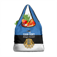 Personalized Estonia Flag Day 4 June Grocery Bag Elagu Esti!