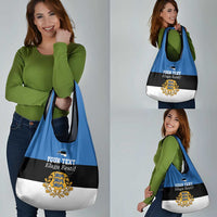 Personalized Estonia Flag Day 4 June Grocery Bag Elagu Esti!