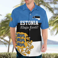 Personalized Estonia Flag Day 4 June Hawaiian Shirt Elagu Esti!
