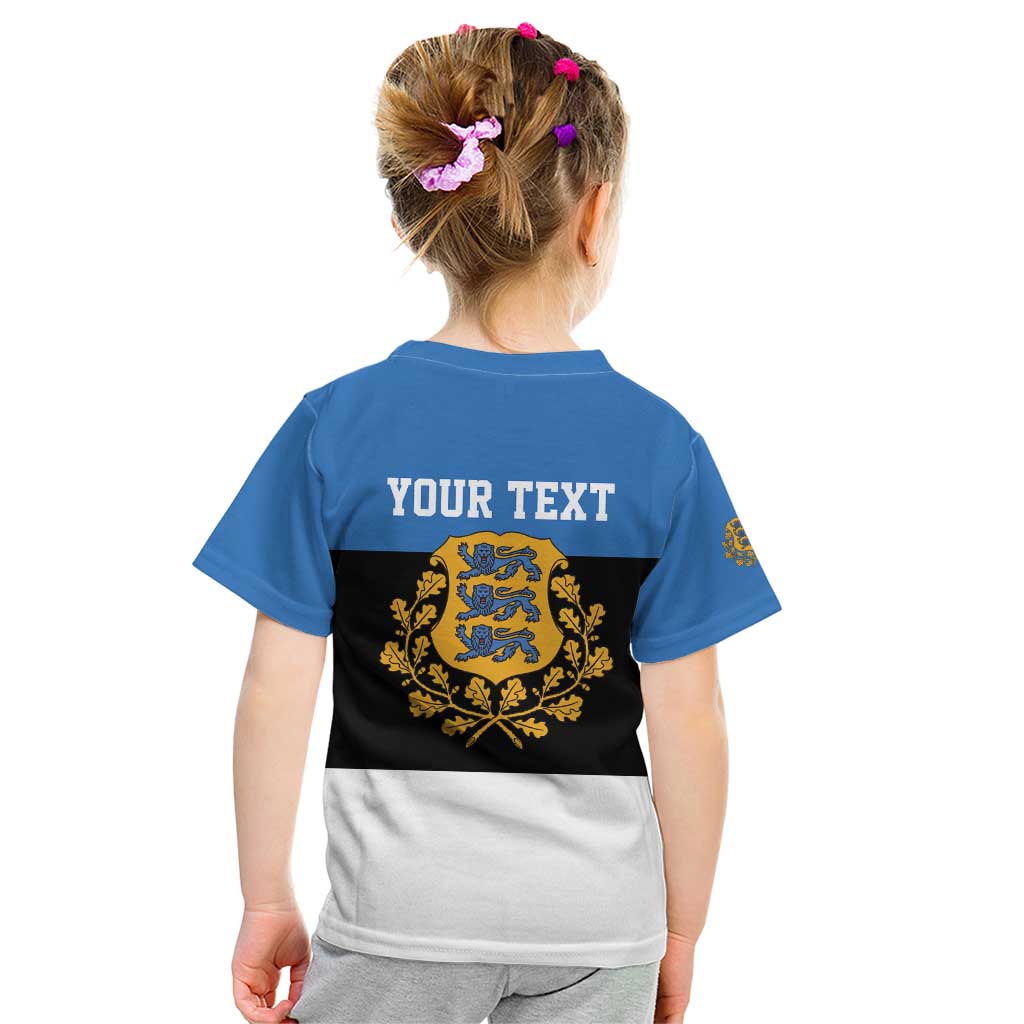 Personalized Estonia Flag Day 4 June Kid T Shirt Elagu Esti!