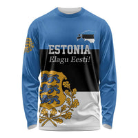 Personalized Estonia Flag Day 4 June Long Sleeve Shirt Elagu Esti!
