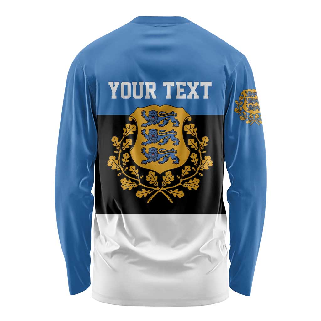 Personalized Estonia Flag Day 4 June Long Sleeve Shirt Elagu Esti!