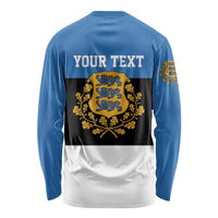 Personalized Estonia Flag Day 4 June Long Sleeve Shirt Elagu Esti!