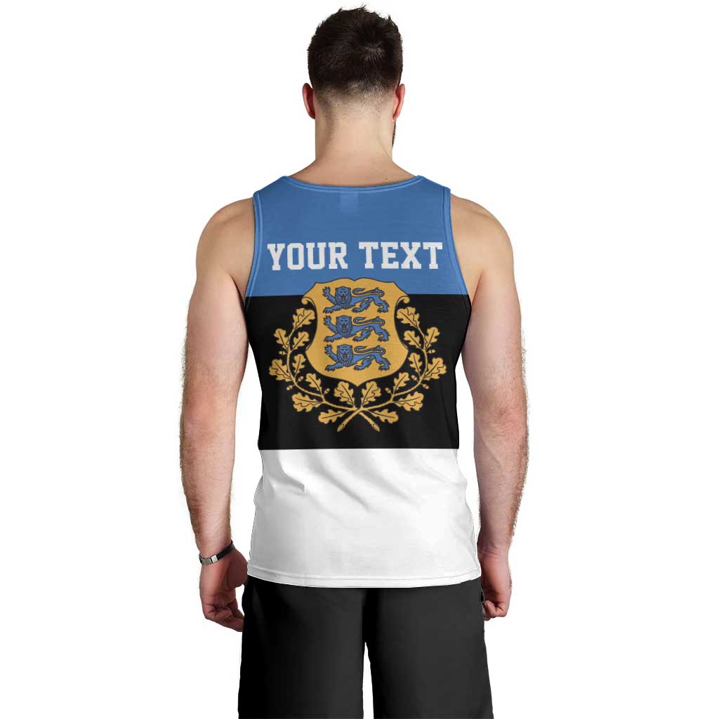 Personalized Estonia Flag Day 4 June Men Tank Top Elagu Esti!