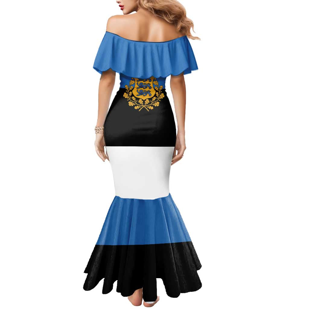 Personalized Estonia Flag Day 4 June Mermaid Dress Elagu Esti!