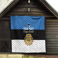 Personalized Estonia Flag Day 4 June Quilt Elagu Esti!