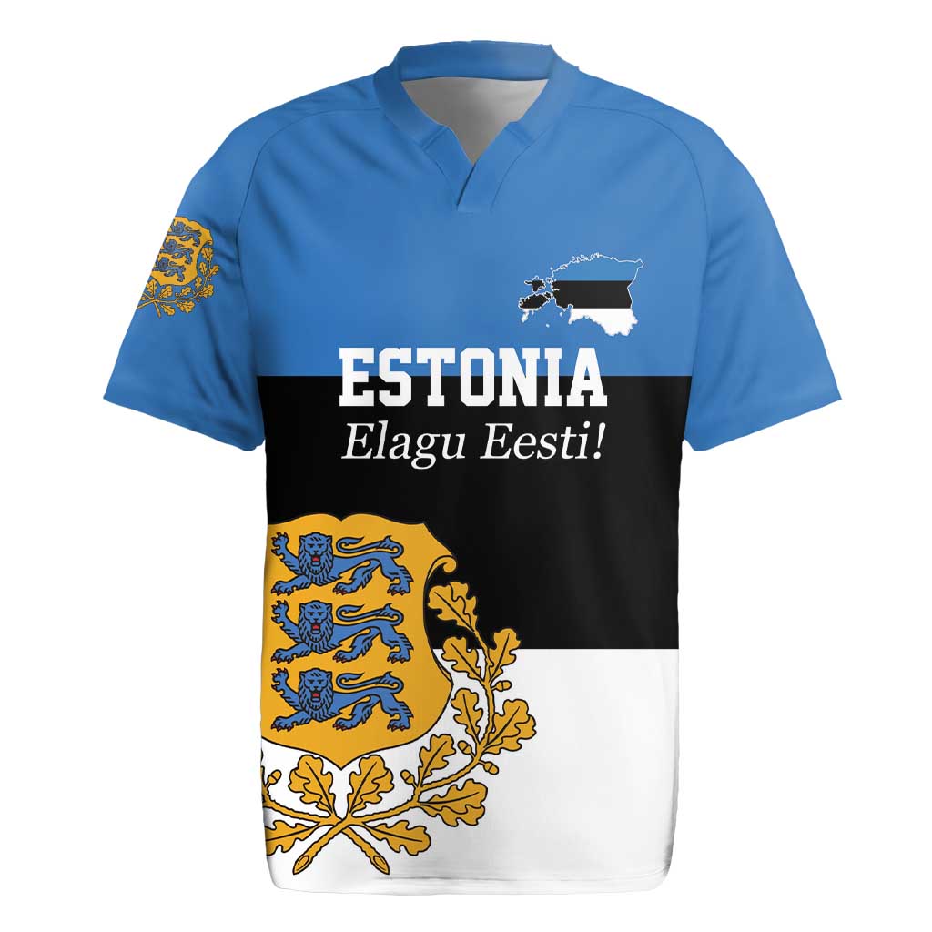 Personalized Estonia Flag Day 4 June Rugby Jersey Elagu Esti!