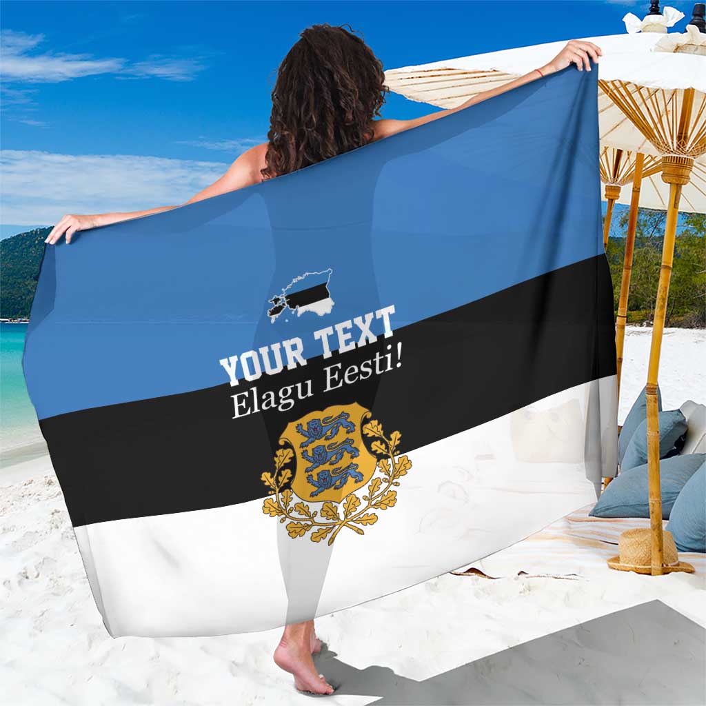 Personalized Estonia Flag Day 4 June Sarong Elagu Esti!
