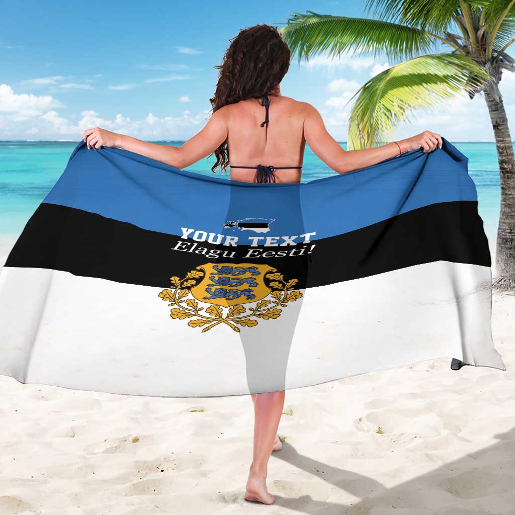 Personalized Estonia Flag Day 4 June Sarong Elagu Esti!