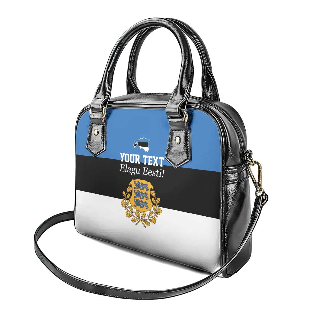 Personalized Estonia Flag Day 4 June Shoulder Handbag Elagu Esti!