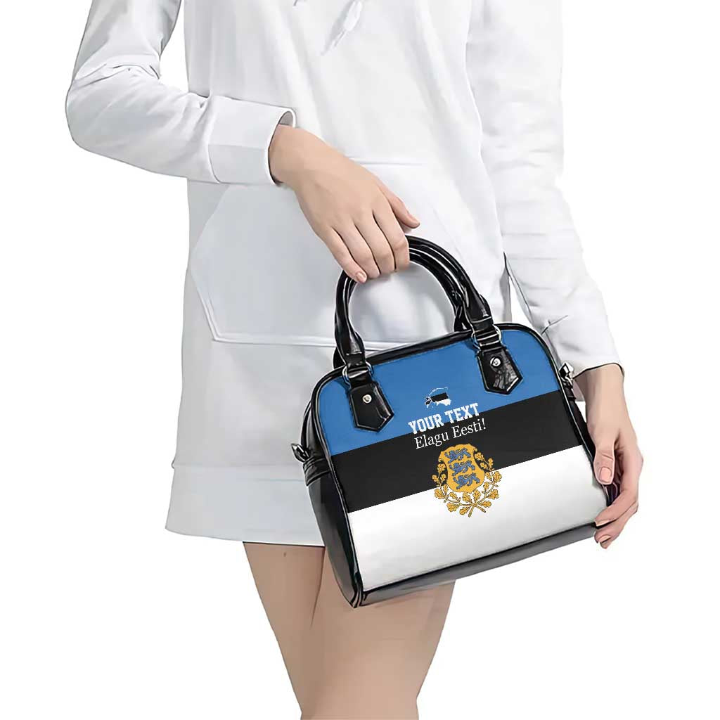 Personalized Estonia Flag Day 4 June Shoulder Handbag Elagu Esti!
