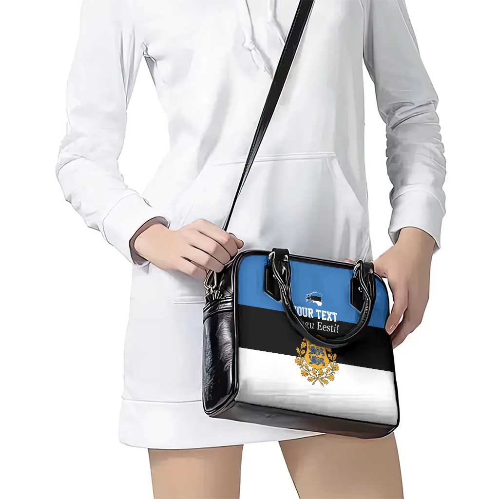 Personalized Estonia Flag Day 4 June Shoulder Handbag Elagu Esti!