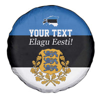 Personalized Estonia Flag Day 4 June Spare Tire Cover Elagu Esti!
