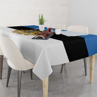 Personalized Estonia Flag Day 4 June Tablecloth Elagu Esti!