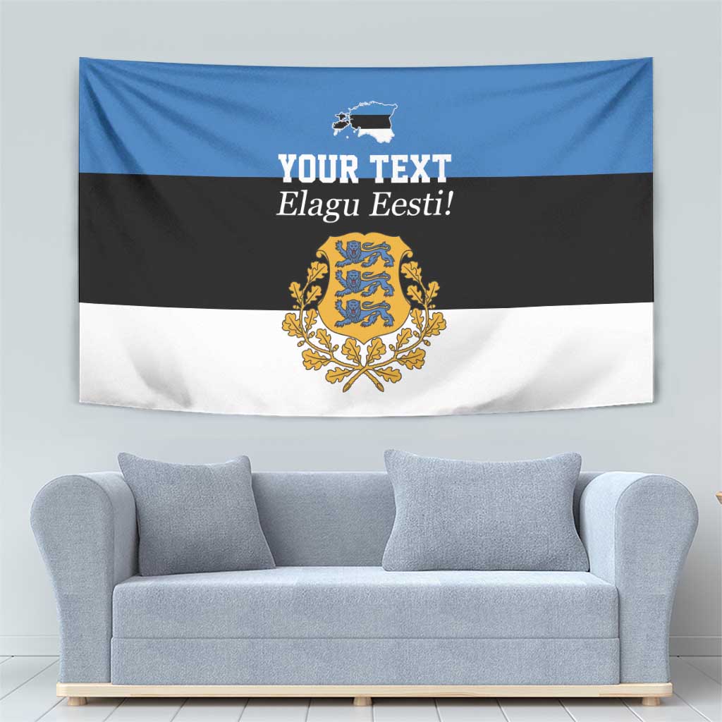 Personalized Estonia Flag Day 4 June Tapestry Elagu Esti!