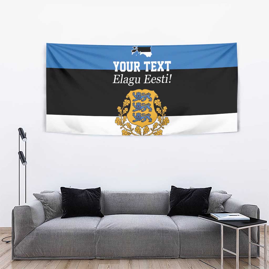 Personalized Estonia Flag Day 4 June Tapestry Elagu Esti!