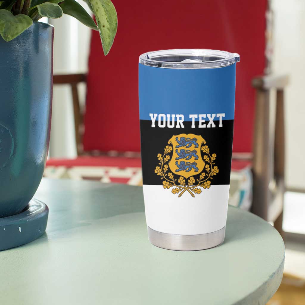 Personalized Estonia Flag Day 4 June Tumbler Cup Elagu Esti!
