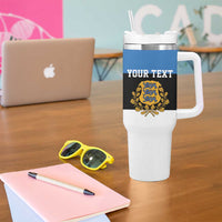Personalized Estonia Flag Day 4 June Tumbler With Handle Elagu Esti!