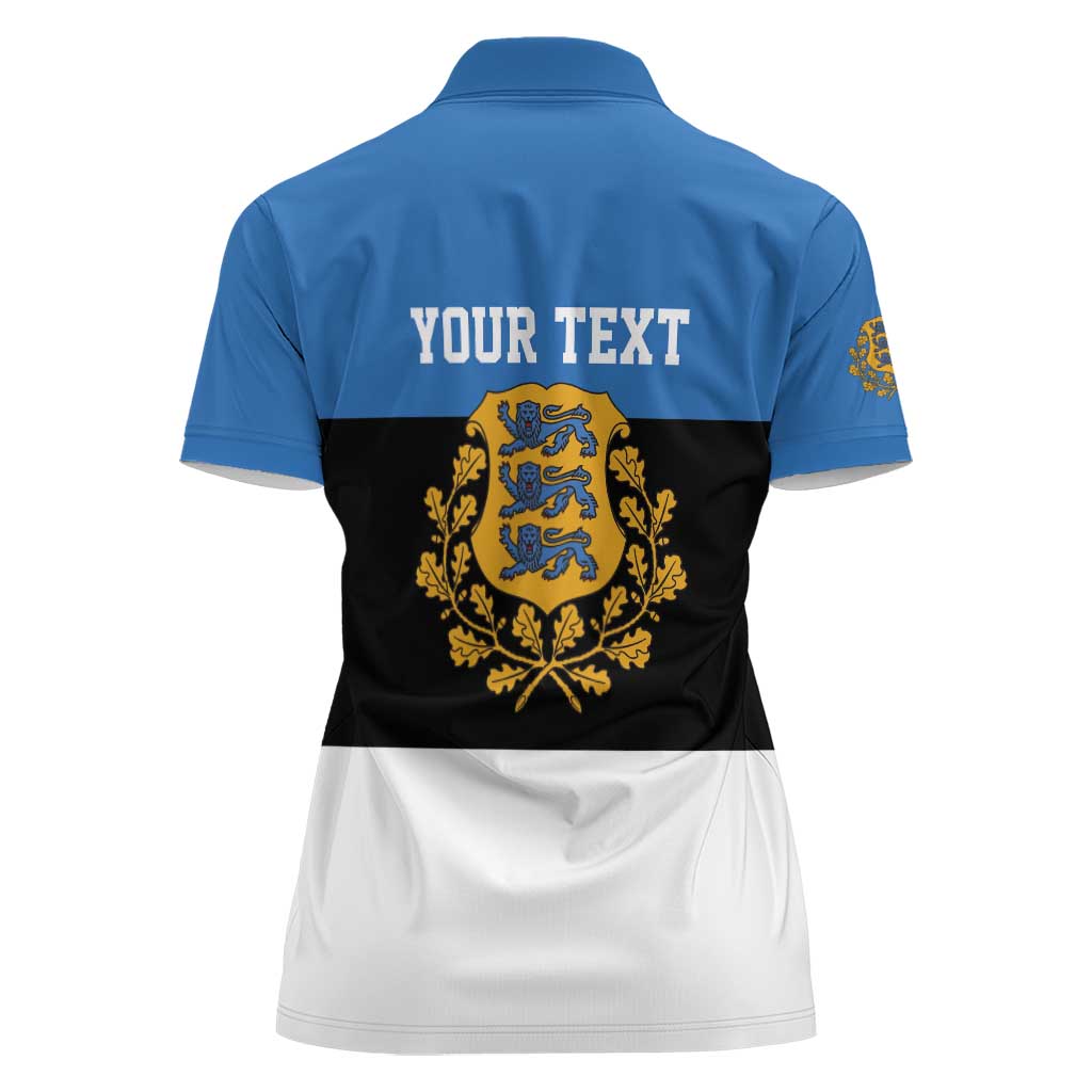 Personalized Estonia Flag Day 4 June Women Polo Shirt Elagu Esti!