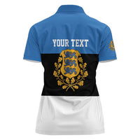 Personalized Estonia Flag Day 4 June Women Polo Shirt Elagu Esti!