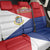 Personalized Sint Maarten Flag day Back Car Seat Cover Semper progrediens Flag Style