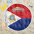 Personalized Sint Maarten Flag day Beach Blanket Semper progrediens Flag Style