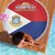 Personalized Sint Maarten Flag day Beach Blanket Semper progrediens Flag Style