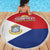 Personalized Sint Maarten Flag day Beach Blanket Semper progrediens Flag Style