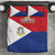 Personalized Sint Maarten Flag day Bedding Set Semper progrediens Flag Style