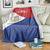 Personalized Sint Maarten Flag day Blanket Semper progrediens Flag Style