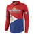Personalized Sint Maarten Flag day Button Sweatshirt Semper progrediens Flag Style