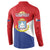 Personalized Sint Maarten Flag day Button Sweatshirt Semper progrediens Flag Style