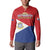 Personalized Sint Maarten Flag day Button Sweatshirt Semper progrediens Flag Style
