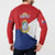 Personalized Sint Maarten Flag day Button Sweatshirt Semper progrediens Flag Style
