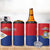 Personalized Sint Maarten Flag day 4 in 1 Can Cooler Tumbler Semper progrediens Flag Style