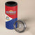 Personalized Sint Maarten Flag day 4 in 1 Can Cooler Tumbler Semper progrediens Flag Style