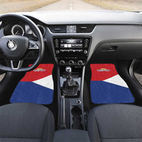Personalized Sint Maarten Flag day Car Mats Semper progrediens Flag Style
