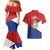 Personalized Sint Maarten Flag day Couples Matching Mermaid Dress and Hawaiian Shirt Semper progrediens Flag Style