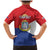 Personalized Sint Maarten Flag day Family Matching Mermaid Dress and Hawaiian Shirt Semper progrediens Flag Style