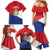 Personalized Sint Maarten Flag day Family Matching Mermaid Dress and Hawaiian Shirt Semper progrediens Flag Style
