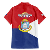 Personalized Sint Maarten Flag day Family Matching Mermaid Dress and Hawaiian Shirt Semper progrediens Flag Style