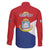 Personalized Sint Maarten Flag day Family Matching Mermaid Dress and Hawaiian Shirt Semper progrediens Flag Style